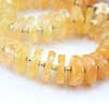 Natural Imperial Quartz Faceted Wheel Tyre Shape Beads Strand Length 8 Inches and Size 10mm